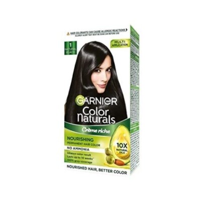 Garnier Color Naturals, Shade 1, Natural Black 70 ml + 60 ml