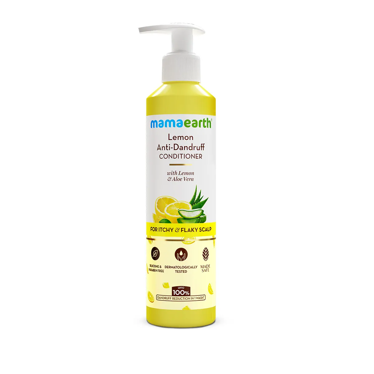 Lemon Anti-Dandruff Conditioner with Lemon & Aloe Vera for Itchy & Flaky Scalp - 250 ml