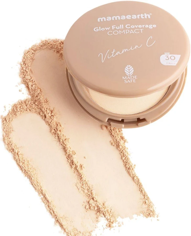 Mamaearth Glow Full Coverage Compact SPF 30