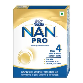 Nestlé NAN PRO 4 Follow-Up Formula Powder After 18 months, Up to 24 months