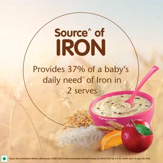 CERELAC Baby Food Cereal | No Refined Sugar | No Preservatives | Wheat Rice