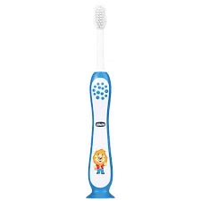 Chicco Light Blue Toothbrush for 3-8 Year Kids, 1 Count