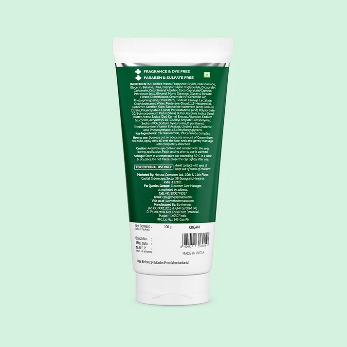 5% Nia-Ceramide Deep Moisturizing Cream with 5% Niacinamide & 1% Ceramide - 100g