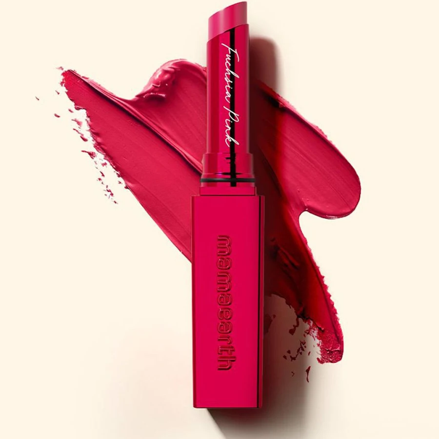 Luxe Matte Long Stay Lipstick with Passion Fruit Oil & Vitamin E -2g | Fuchsia Pink