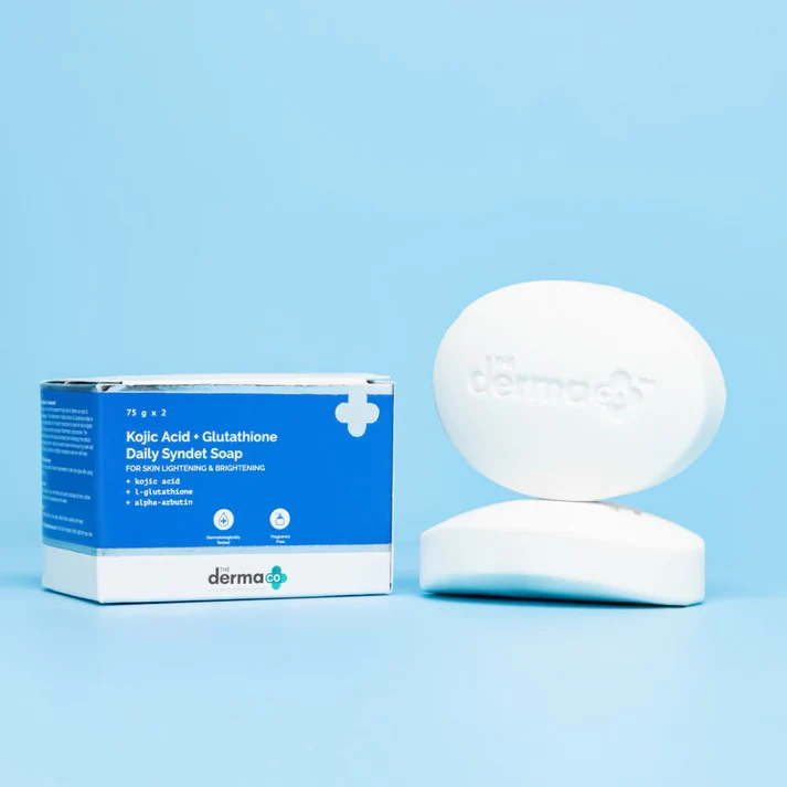 Kojic Acid + Glutathione Daily Syndet Soap with L-Glutathione & Alpha Arbutin - 75 g (Pack of 2)