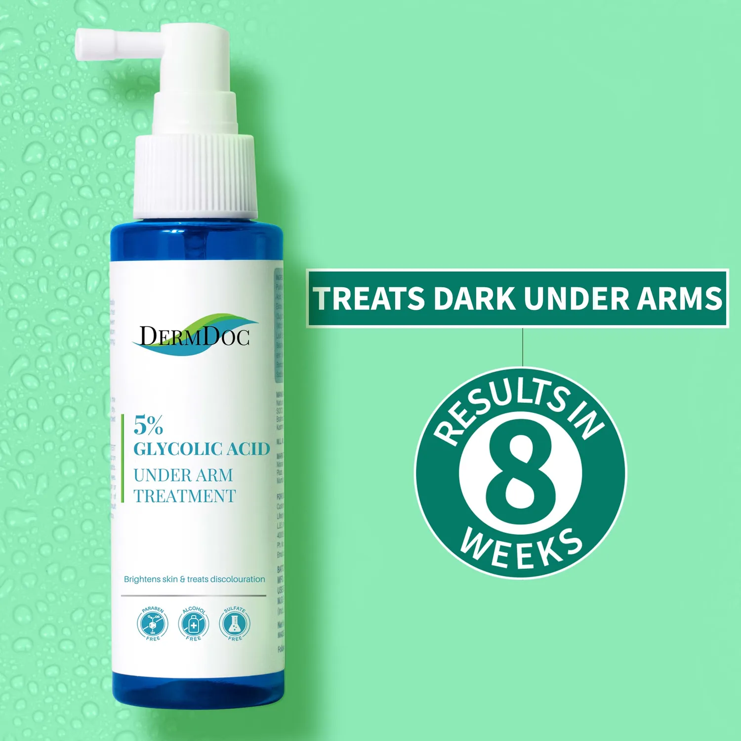 DERMDOC by Purplle 5% Glycolic Acid Under Arm Treatment (100ml)